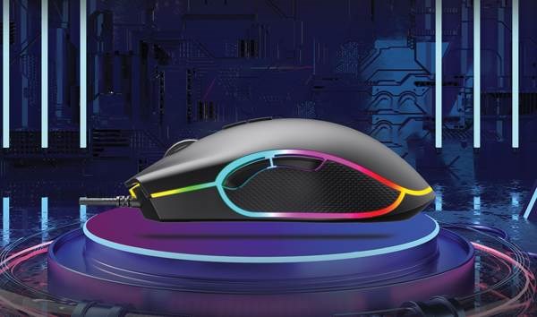 Obrázky: RGB herná myš čierna, Obrázok 2