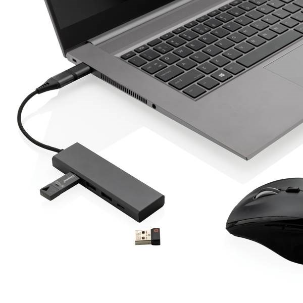 Obrázky: USB rozbočovač Terra z RCS recykl. hliníka, Obrázok 2