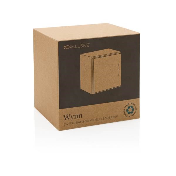 Obrázky: Bezdrôtový reproduktor Wynn 5W z FSC® bambusu, Obrázok 12