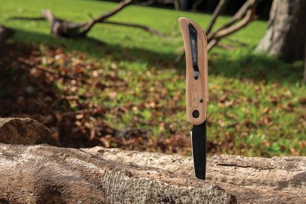 Obrázky: Skladací nôž Nemus,  zámok a detail z FSC® dreva, Obrázok 7