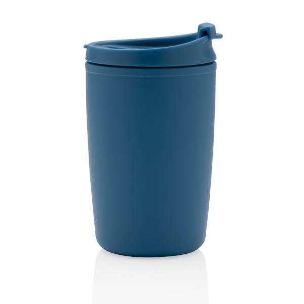 Obrázky: Termohrnček 300 ml z GRS recykl. PP modrý, Obrázok 3