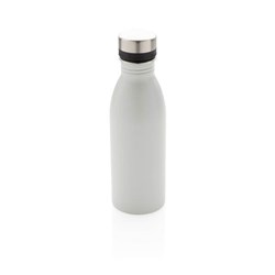 Obrázky: Fľaša na vodu z recykl.nerez.ocele500 ml biela