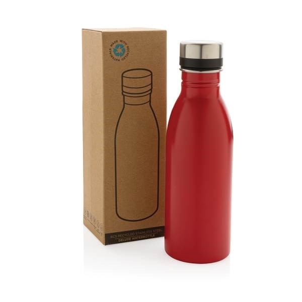Obrázky: Fľaša na vodu z recykl.nerez.ocele500 ml červená, Obrázok 9
