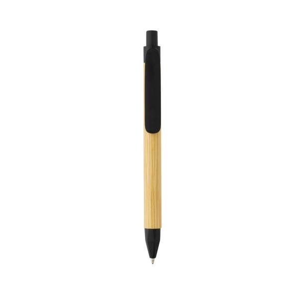 Obrázky: Guličkové pero , FSC®recyklovaný papier, čierne, Obrázok 2