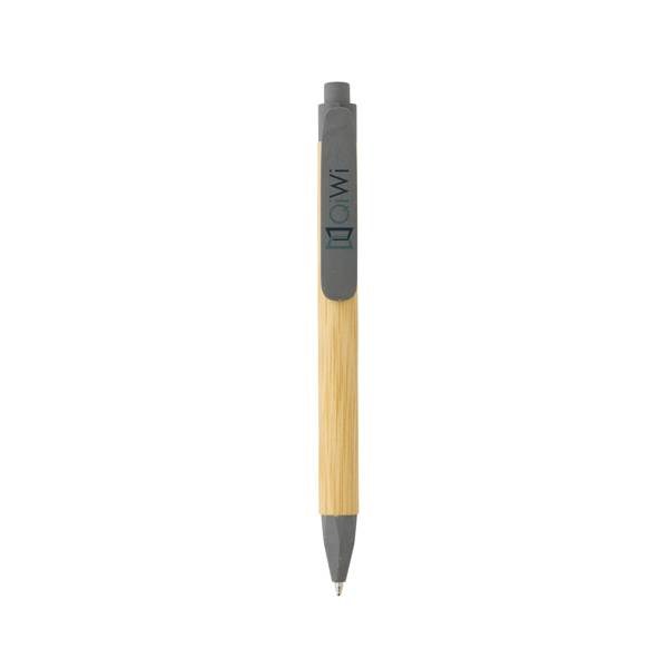 Obrázky: Guličkové pero , FSC®recyklovaný papier, šedé, Obrázok 4