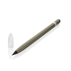 Obrázky: Zelená nekonečná ceruzka z hliníka s gumou