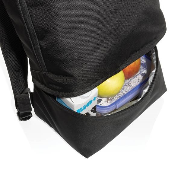 Obrázky: Čierna taška/chladiaci ruksak Impact,RPET AWARE™, Obrázok 5