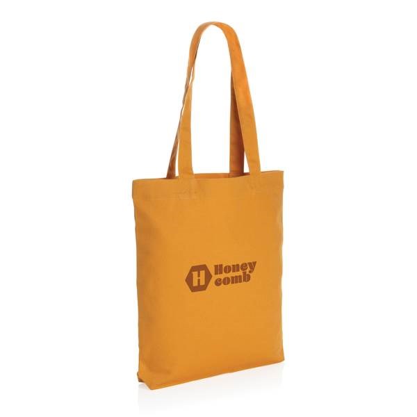 Obrázky: Oranžová taška Impact z 285g recykl.bavlny, Obrázok 3