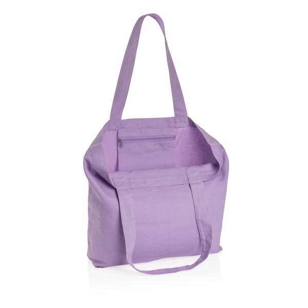 Obrázky: Fialová nákupná taška,vnútorné vrecko z recykl. BA, Obrázok 2