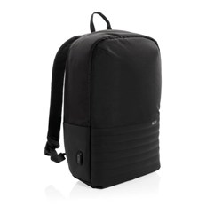 Obrázky: RFID čierny ruksak na notebook Swiss Peak,RPET