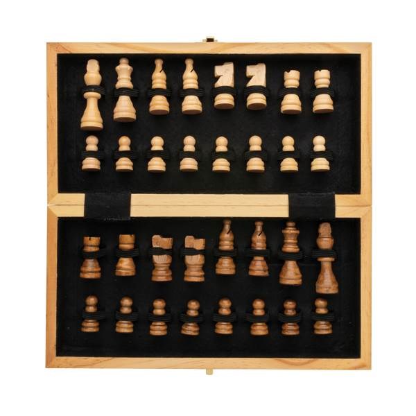 Obrázky: Prémiový FSC® drevený šach v skladacej šachovnici, Obrázok 7