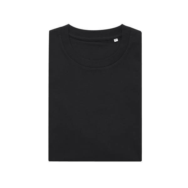 Obrázky: Unisex tričko Bryce, rec.bavlna, čierne XL, Obrázok 3