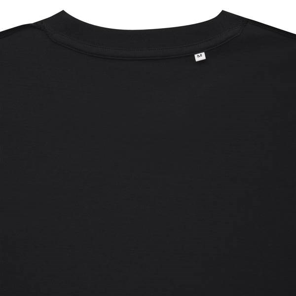 Obrázky: Unisex tričko Bryce, rec.bavlna, čierne XL, Obrázok 4