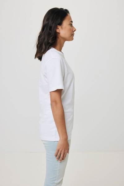 Obrázky: Unisex tričko Bryce, rec.bavlna, biele L, Obrázok 3