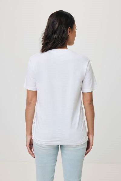 Obrázky: Unisex tričko Bryce, rec.bavlna, biele L, Obrázok 5