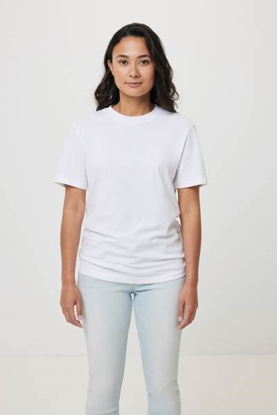 Obrázky: Unisex tričko Bryce, rec.bavlna, biele L, Obrázok 9