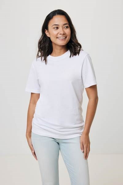 Obrázky: Unisex tričko Bryce, rec.bavlna, biele L, Obrázok 10