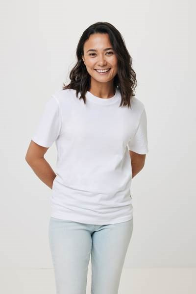 Obrázky: Unisex tričko Bryce, rec.bavlna, biele L, Obrázok 12