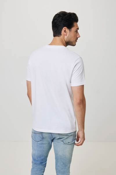 Obrázky: Unisex tričko Bryce, rec.bavlna, biele M, Obrázok 8
