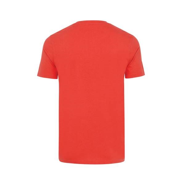 Obrázky: Unisex tričko Bryce, rec.bavlna, červené L, Obrázok 2
