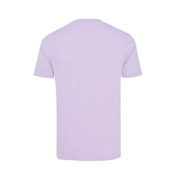 Obrázky: Unisex tričko Bryce, rec.bavlna, fialové L, Obrázok 2