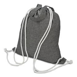Obrázky: Bavlnený ruksak a nákupná taška v jednom, čierna