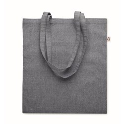 Obrázky: Modrá nákupná taška z recyklovanej bavlny