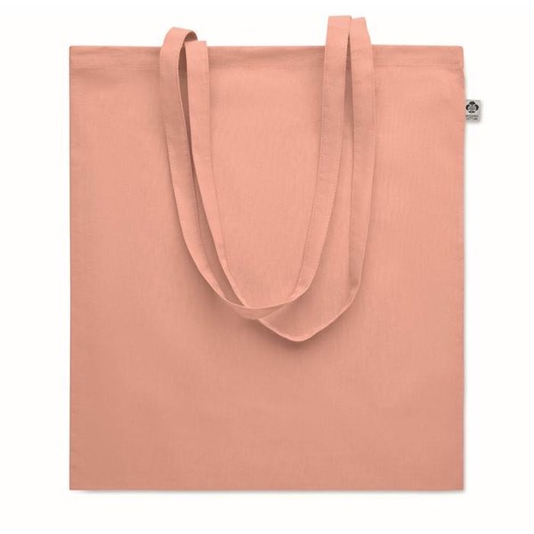 Obrázky: Nákupná taška z bio bavlny, 180g, oranžová