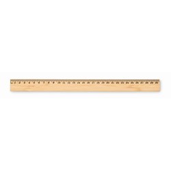 Obrázky: Pravítko z bambusu 30cm, obojstránné - cm/palce