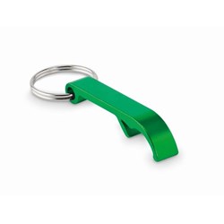 Obrázky: Zelená kľúčenka / otvárač z recyklovaného hliníka