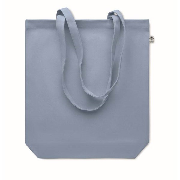 Obrázky: Nákupná taška z organickej bavlny 270g, sv.modrá, Obrázok 2