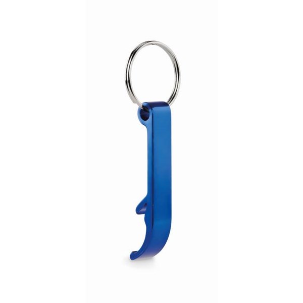 Obrázky: Modrá kľúčenka / otvárač z recyklovaného hliníka, Obrázok 2