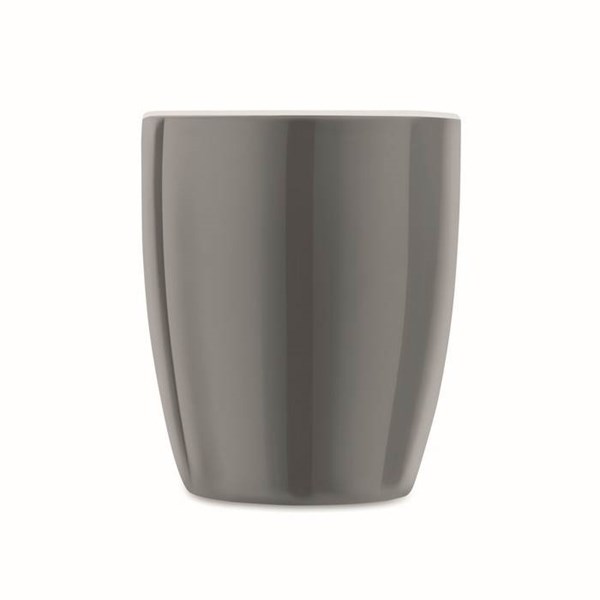 Obrázky: Šedý keramický hrnček, objem 290 ml, Obrázok 3