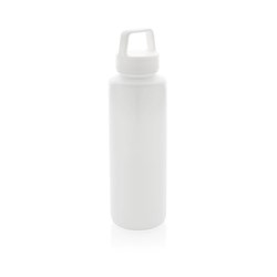 Obrázky: Fľaša na vodu s madlom z RPP 500 ml biela