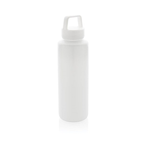 Obrázky: Fľaša na vodu s madlom z RPP 500 ml biela