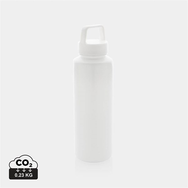 Obrázky: Fľaša na vodu s madlom z RPP 500 ml biela, Obrázok 8