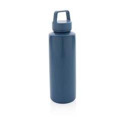 Obrázky: Fľaša na vodu s madlom z RPP 500 ml modrá