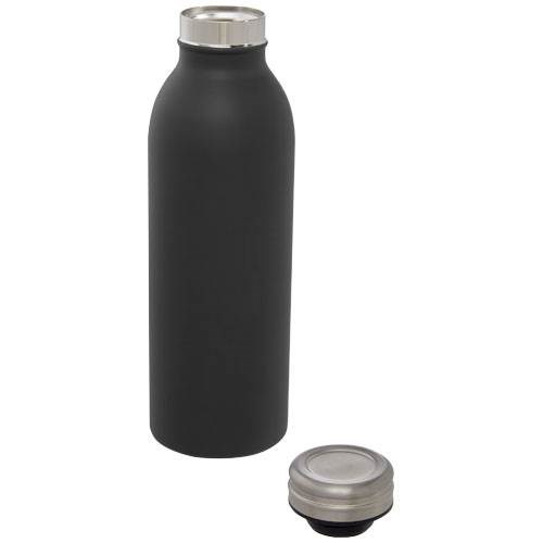 Obrázky: Medená fľaša, vákuová izolácia čierna, 500ml, Obrázok 2