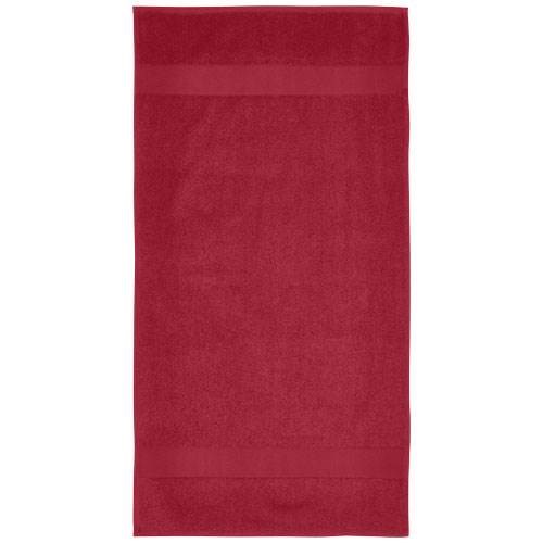 Obrázky: Červený uterák 50x100 cm, 450 g, Obrázok 4
