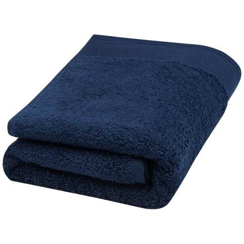 Obrázky: Modrý uterák 50x100 cm, gramáž 550 g