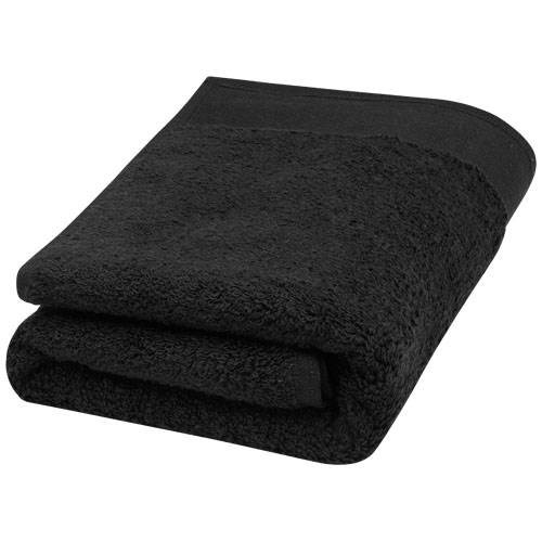 Obrázky: Čierny uterák 50x100 cm, gramáž 550 g