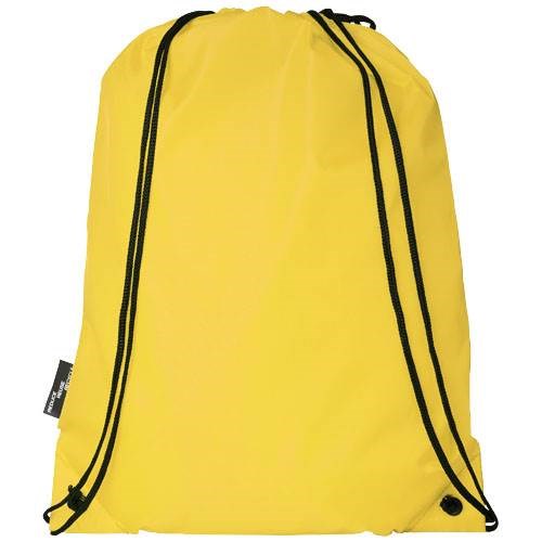 Obrázky: Sťahovací ruksak z recyklovaných PET žltá, Obrázok 2