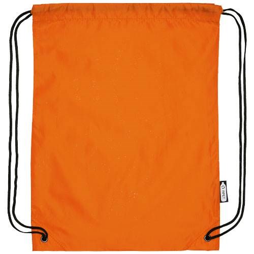 Obrázky: Sťahovací ruksak z recyklovaných PET oranžová, Obrázok 5