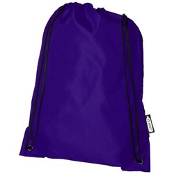 Obrázky: Sťahovací ruksak z recyklovaných PET fialová