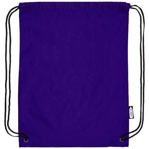 Obrázky: Sťahovací ruksak z recyklovaných PET fialová, Obrázok 5