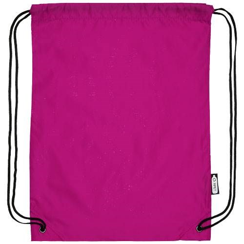 Obrázky: Sťahovací ruksak z recyklovaných PET ružová, Obrázok 5
