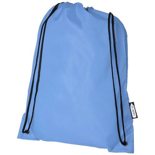 Obrázky: Sťahovací ruksak z recyklovaných PET sv. modrá