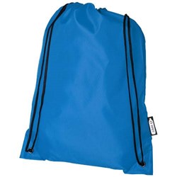 Obrázky: Sťahovací ruksak z recyklovaných PET oceán. modrá