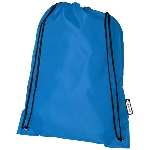 Obrázky: Sťahovací ruksak z recyklovaných PET oceán. modrá, Obrázok 1