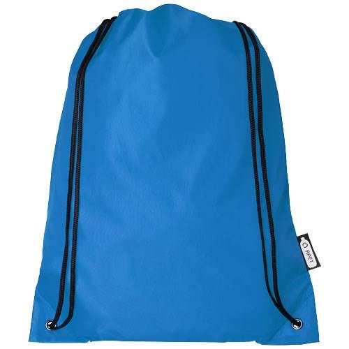 Obrázky: Sťahovací ruksak z recyklovaných PET oceán. modrá, Obrázok 6